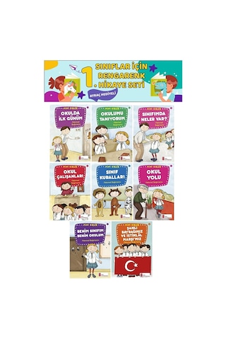 1.sınıf Okuma Alışkanlığı Kazandıran 8 Li Okuma Seti