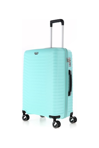 Ultra Dayanıklı 3'lü Set Valiz & Bavul Mavi-1391 Mavi