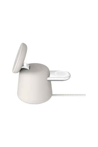 Belkin Boostcharge Pro 2'si1 Arada Magesafe Şark İstasyonu - Krem