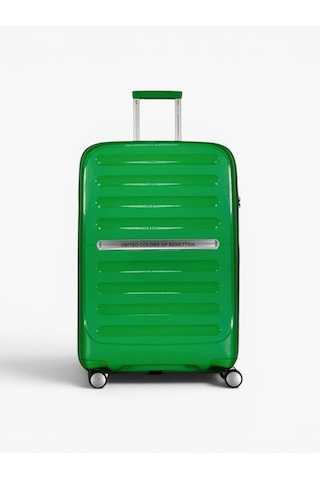 Benetton Trolley 70 Cm Yesıl Uniseks Valiz - 14bnt1000-01-ysl Siyah