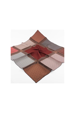 Armine İpek Eşarp Nostalji - 8113-36 Twill Kahve