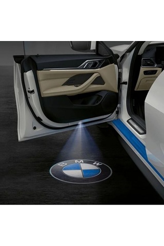Bmw X5 E70 2007 2013 Uyumlu Kapı Altı Led Aydınlatma Araca Özel 3 Boyutlu Logo Lazer Işık 2li Set