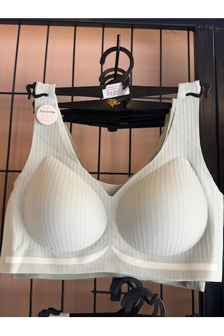 Best Bra Lazer 85 Dikişsiz Fitilli Lazer Kesim Balensiz Konfor Sütyen Bralette Su Yeşili