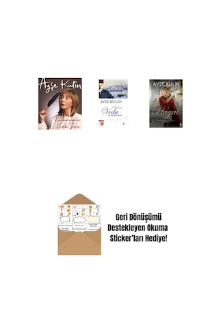 Kalemimle Kırk Sene Ciltli + Veda Midi Boy + Hayal + Okuma Sticker'ları