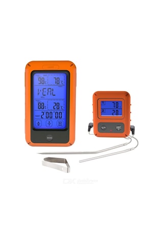 Çift Problu Kablosuz Alarmlı Fırın ve Barbekü Termometre Thr311