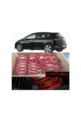Coil-Ex Seat Leon 2005-2011 4.5 CM Helezon Spor Yay Coil-Ex Seat Leon 2005-2011 4.5 CM Helezon Spor Yay