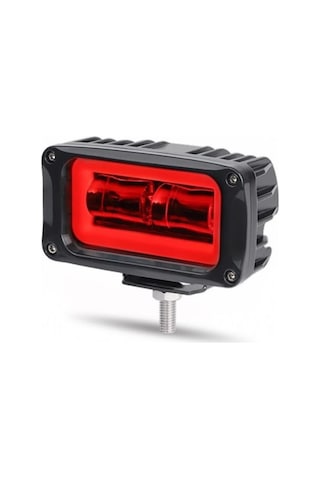 Ducki 10Cm Düz 8D Led Bar 20W Beyaz + Kırmızı Angel (Çift)