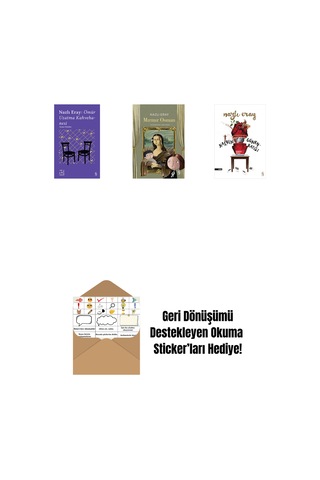 Everest Açıkhava 15 - Nazlı Eray: Ömür Uzatma Kahvehanesi Seçme Öyküler + Mırmır Osman + Kalbin Güneybatısı + Okuma Sticker'ları