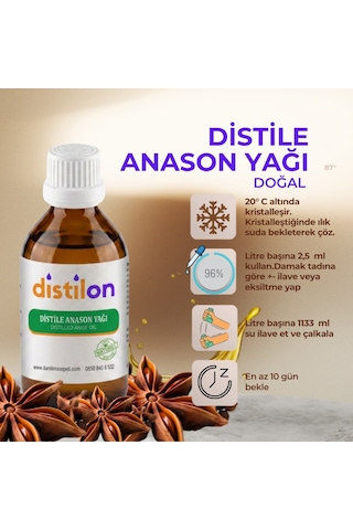 Distilon Distile Anason Yağı 100 ML