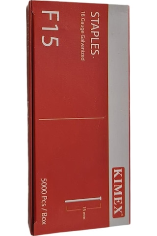 Kımex F15 Tabanca Çivisi 15mm Uzunluk Dayanıklı Ve Uzun Ömürl