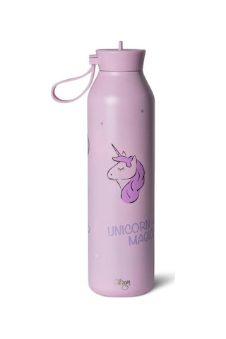 Citron 3 Katmanlı Paslanmaz Çelik Termos Seti 750 Ml - Stormy Unicorn Renkli