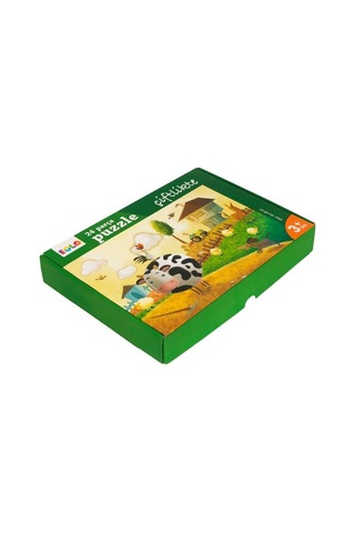 +3 Yaş Çiftlikte Puzzle 24 Parça (Eolo Yayınları)