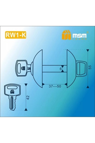 Msm Locks Anahtarlı İç Kapı Kolu 237692515
