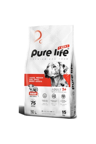 Pure Life Prime Biftekli Yetişkin Köpek Maması 15 KG