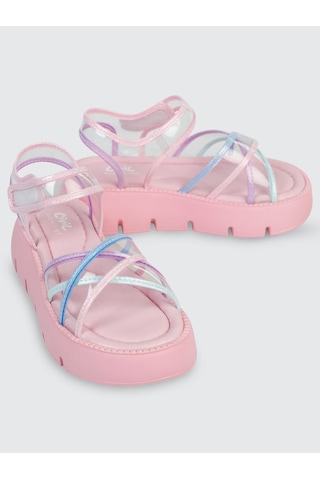 Civil Girls Kız Çocuk Sandalet 32-36 Numara Pembe Pembe