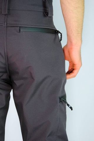 Outdo Kışlık İçi Polarlı İthal Softshell Rüzgar Geçirmez Su İticidir Erkek Pantolon Antrasit Gri Gri