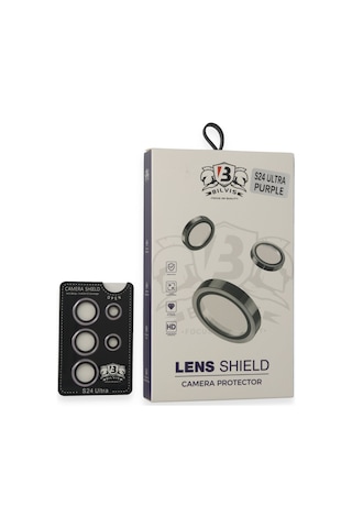 Galaxy Uyumlu S24 Ultra Bilvis Titan Kamera Lens - Derin Mor