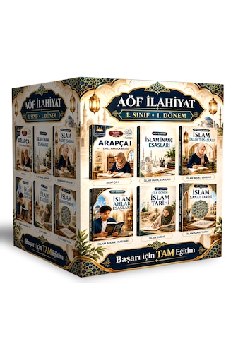 Aöf İlahiyat 1. Sınıf 1. Dönem Kitap Seti