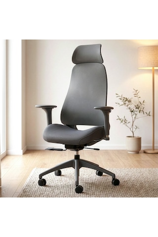Karr Office Lizbon Ergonomik Çalışma Koltuğu Gri