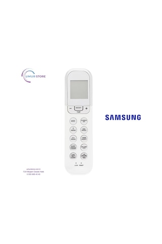Samsung Ar12txhqbwk İnverter Uyumlu Klima Kumandası