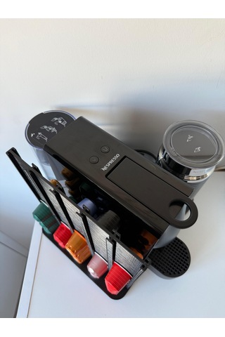 Kapsül Kahve Tutucu Dekoratif Standı 60 Kapasiteli Nespresso Siyah