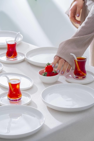 Acar Aden 32 Parça Kahvaltı Takımı Jea-06653 Beyaz