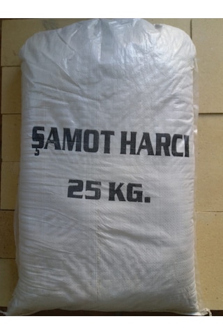 Şamot Harcı Ateş Tuğla Örgü Harcı 25Kg Şamot Harcı Ateş Tuğla Örgü Harcı 25Kg