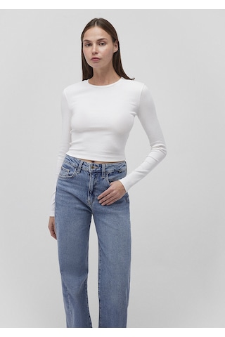 Mavi - 2li Uzun Kollu Crop Basic Tişört 1613021-88467 Gri