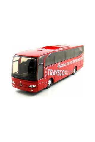 1 60 Ölçek Welly Mercedes Benz Travego Die-cast Metal Otobüs 2021.