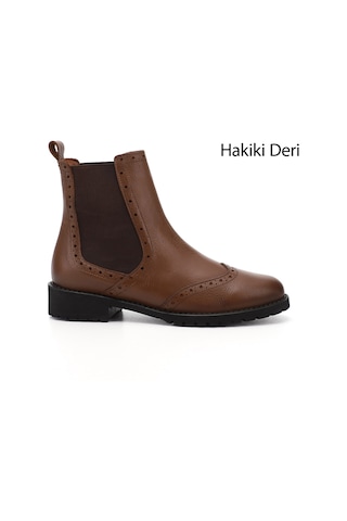 Gönderi(R) Gönderi R Kadın Taba Floter Kauçuk Taban Hakiki Deri Chelsea Bot Gkzb13448443 Taba Floter