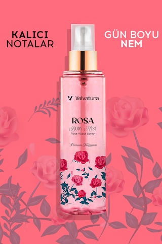 Velvatura Rose Vücut Spreyi 200 ML