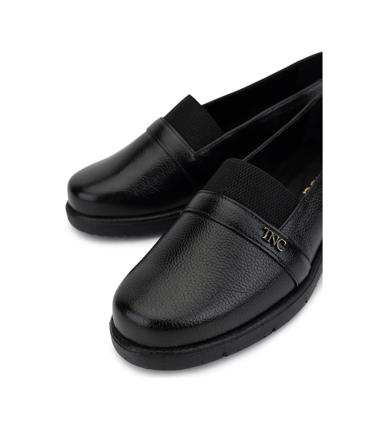 Tamer Tanca Kadın Hakiki Deri Siyah Floter Casual Ayakkabı 1095 Sz504 Bn Ayk Sk25-26 Sıyah Fltr Siyah