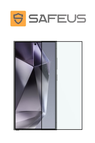 Safeus Tam Kaplayan Parmak İzi Bırakmayan Safir Ekran Koruyucu Cam , Samsung S24 Ultra İle Uyumlu
