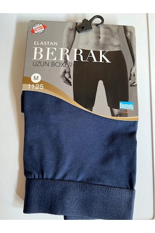 Berrak 1125 Erkek Pamuk Likralı Uzun Boxer
