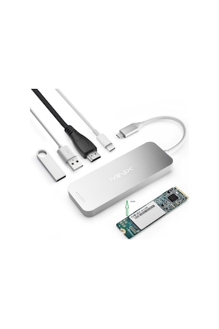 Minix Neo 240 GB SSD Harici Depolama Çoklu USB C Hub Port