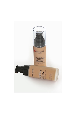 Pierre Cardin Chiffon Touch Mat Görünüm Veren Fondöten 12293 Golden Amber