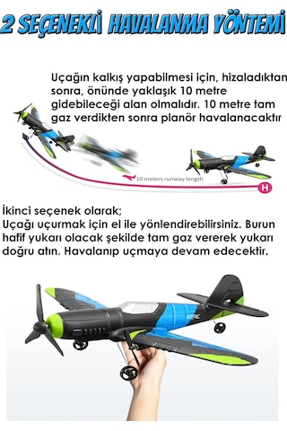 Epp Sünger Gövde 2.4ghz Çift Motorlu Rc Uçak Drone Uzaktan Kumandalı Glider Uçak Drone