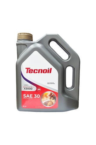 Tecnoil High Performance X3000 Sae 30 Mono Grade Motor Ve Zincir Yağı 3 Litre