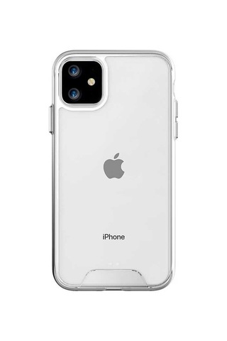 Apple Uyumlu iPhone 11 Kılıf Zore Gard Silikon Renksiz