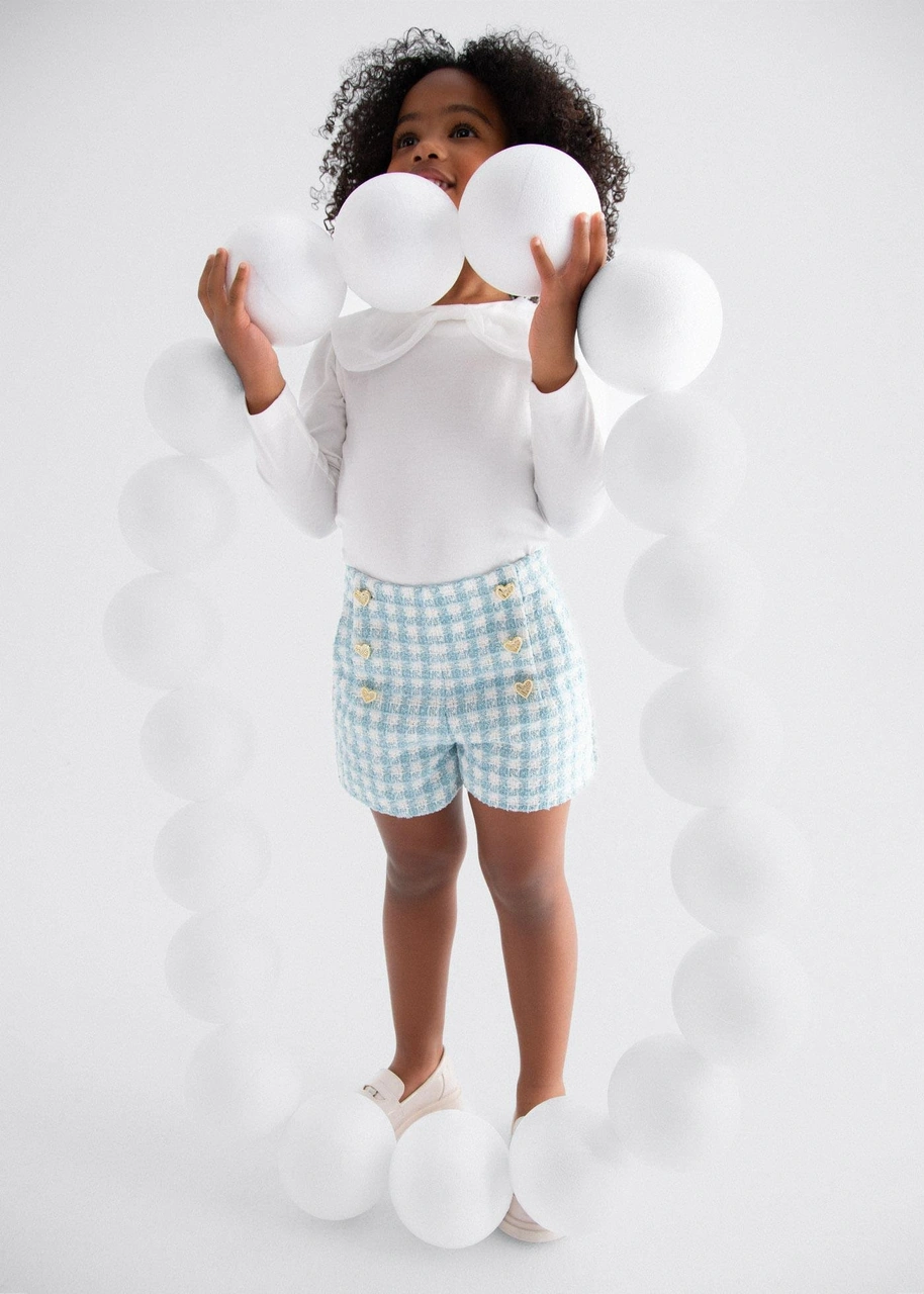 Mayoral Abel&lula Kız Çocuk Kaşe Şort Mavi