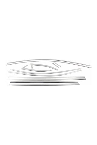 Skoda Uyumlu Super-b 2015-2022 12 Parça Cam Çerçevesi