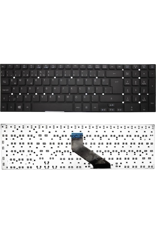 Siyah, Notebook Klavye - Acer Aspire E5-571g-51ds Muadili İle Uyumlu