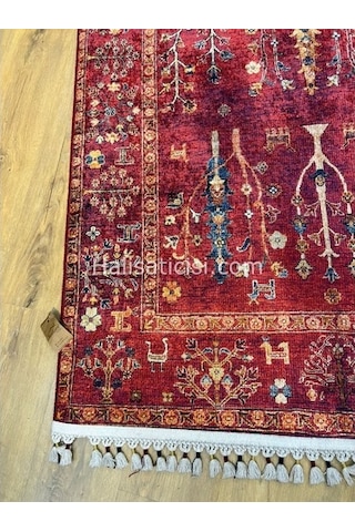 Salerno Çamaşır Makinesinde Yıkanabilir Kilim Halı Hs1001 Çok Renkli