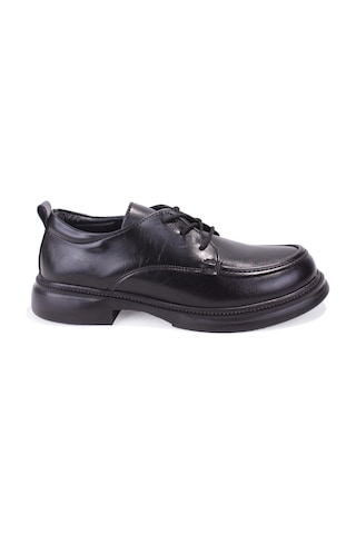 Dagoster Dza07-8892550 Siyah Günlük Bağcıklı Loafer Kadın Ayakkabı