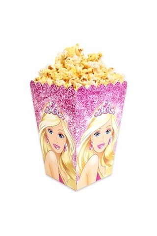 Mısır Kutusu Barbie Temalı Pop Corn 8 Li