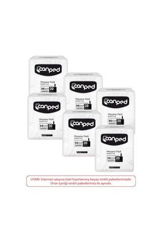 Canped Mesane Pedi Normal M Beden 120 Adet M