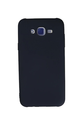 Samsung Galaxy J7 Kılıf Nano İçi Kadife Silikon - Lacivert