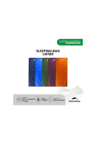 Naturehike Lw180 Mini Uyku Tulumu Blue - Left - M Çok Renkli