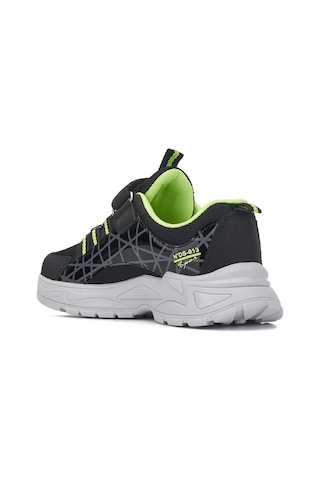 Günlük Çocuk Unisex Sneaker Nefes Alabilen Lastik Bağcıklı Cırt Cırtlı Hafif Esnek Ayakkabı 0013 Siyah - Sarı