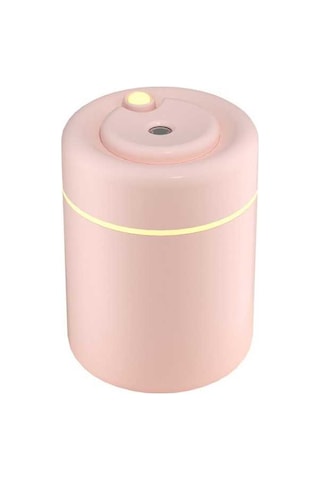 Pazly D C5v 2.5w 180ml Araba Nemlendirici Gece Lambası Fonksiyonlu Pembe Renk Pembe